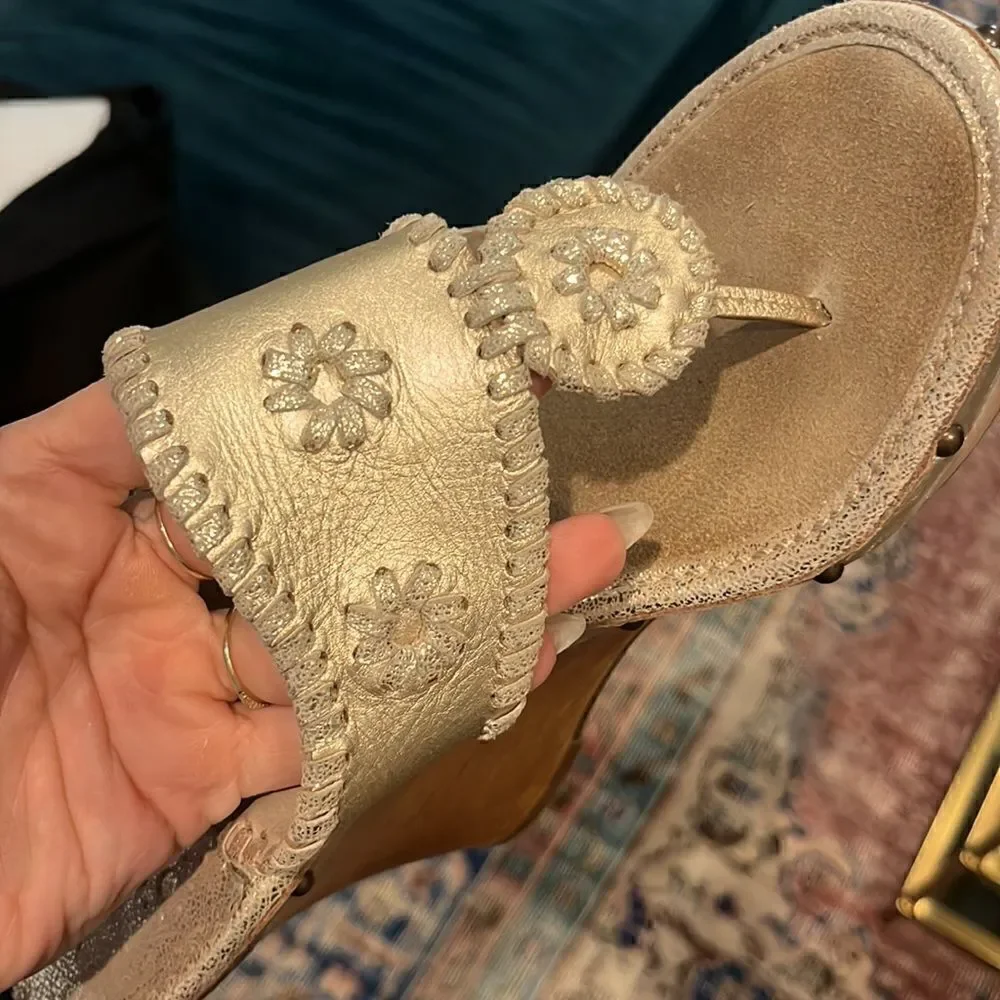 Jack Rogers Heeled Wedges